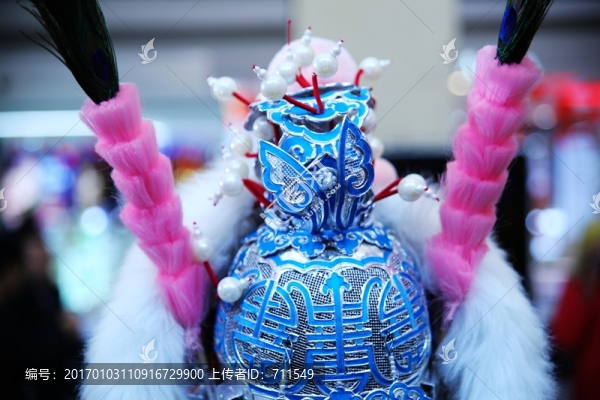 京劇人物頭飾特寫