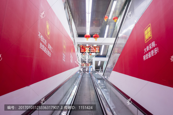 超市扶梯