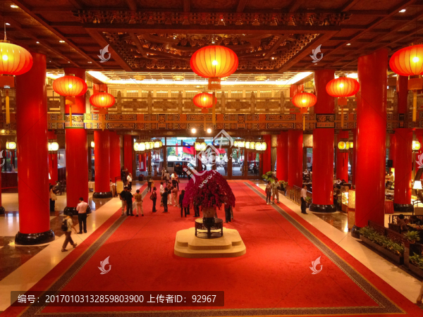 中式節(jié)日裝修大堂-匯圖網(wǎng) www.fosd68.com 中式節(jié)日裝修大堂