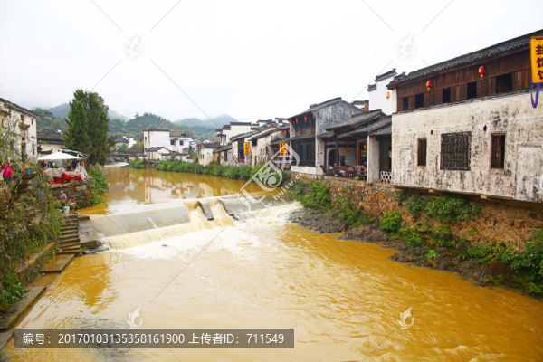 河流,古鎮(zhèn),呈坎