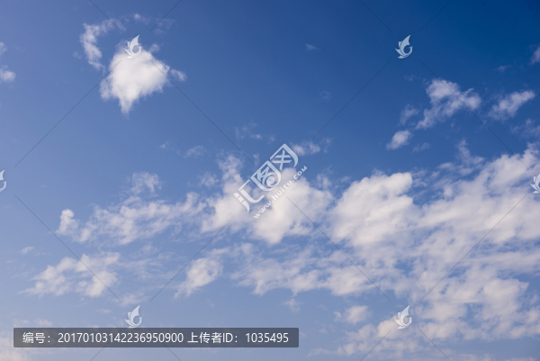 藍天白云