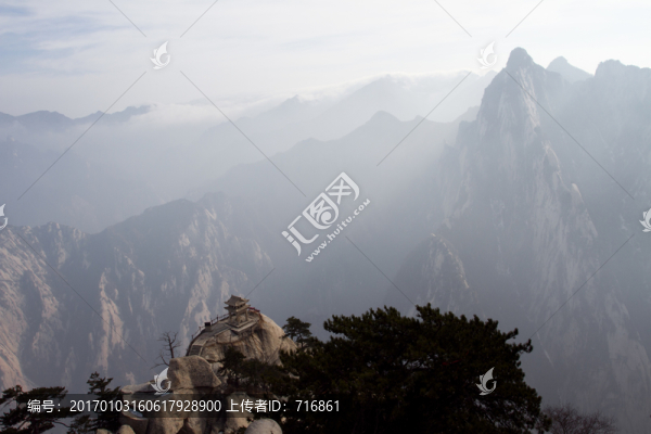 華山東峰風(fēng)光