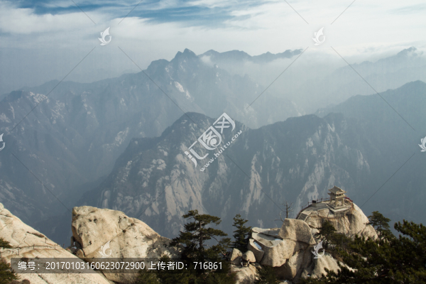 華山東峰風(fēng)光