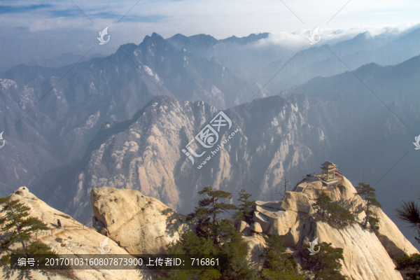 華山東峰風(fēng)光