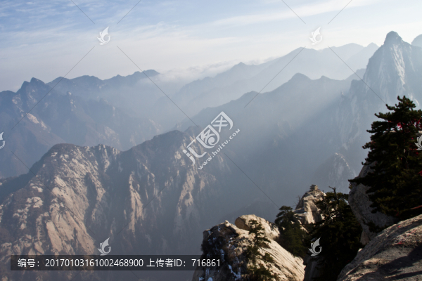 華山東峰風光