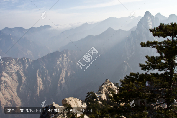 華山東峰風(fēng)光