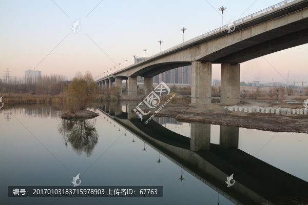 大橋,倒影