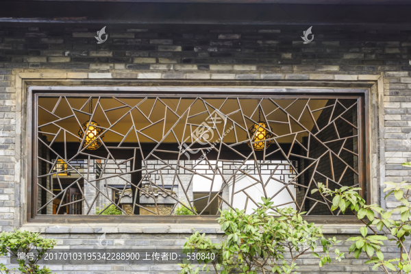 中式園林窗戶