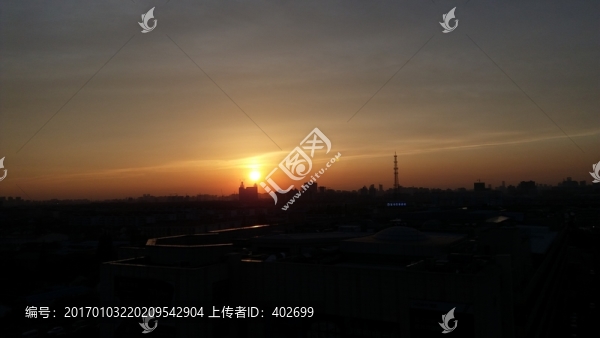 夕陽西下