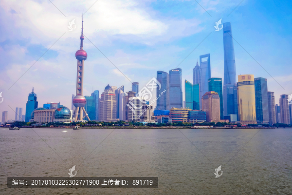 上海外灘,陸家嘴,東方明珠