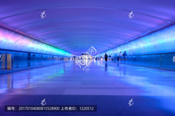 機(jī)場隧道發(fā)光
