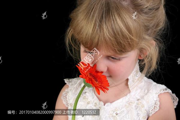 孩子女孩花