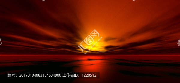 夕陽的背景