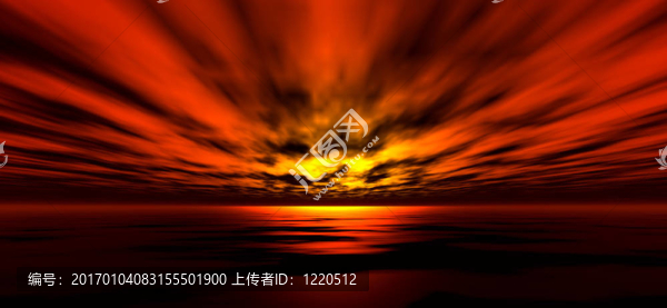 夕陽的背景