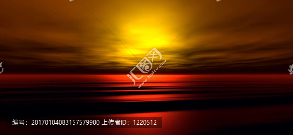 夕陽的背景