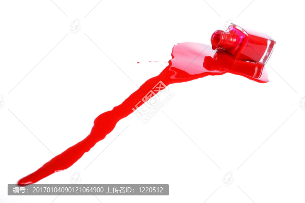 指甲油流