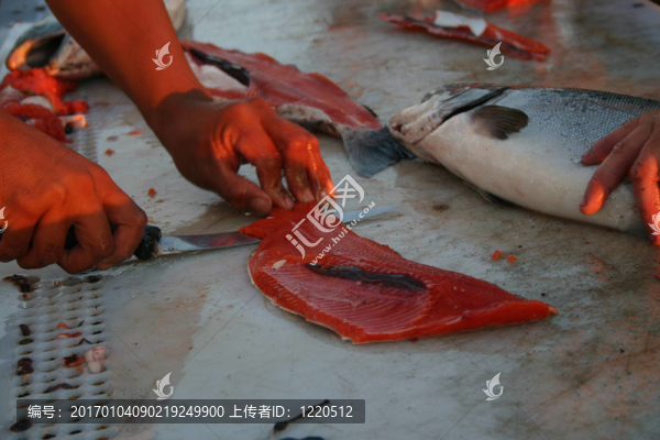 三文魚片