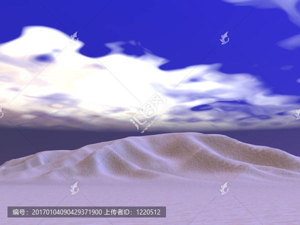多云的desertmorning