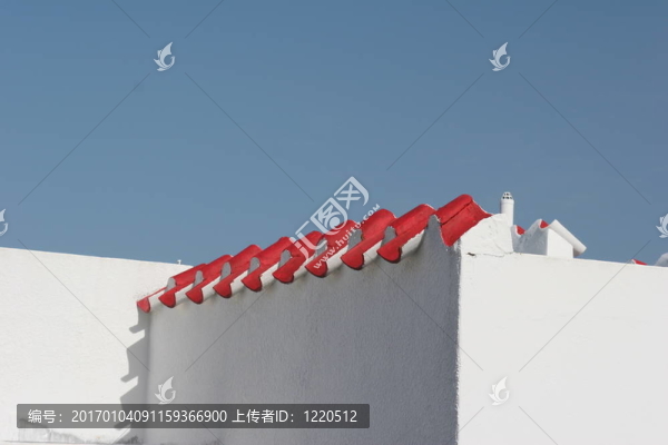 紅色的屋面瓦