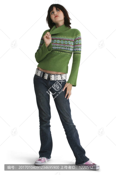 十幾歲的女孩站