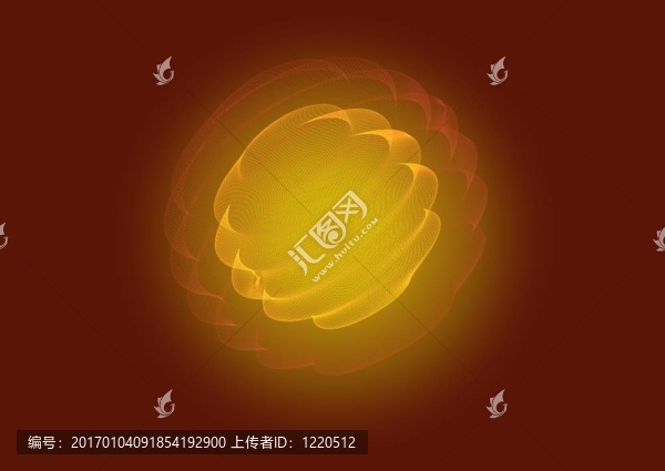 三維火熱物體
