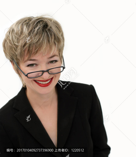 快樂的businesswoma
