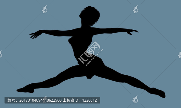 女性剪影