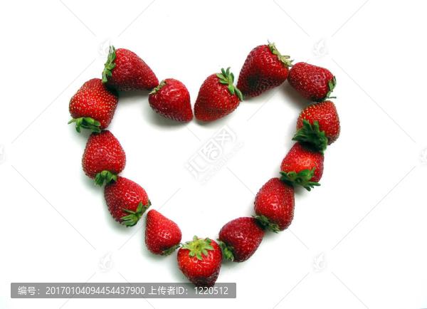 Strawberry,Valentine的心
