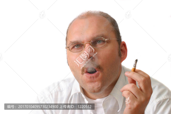 吸煙的人