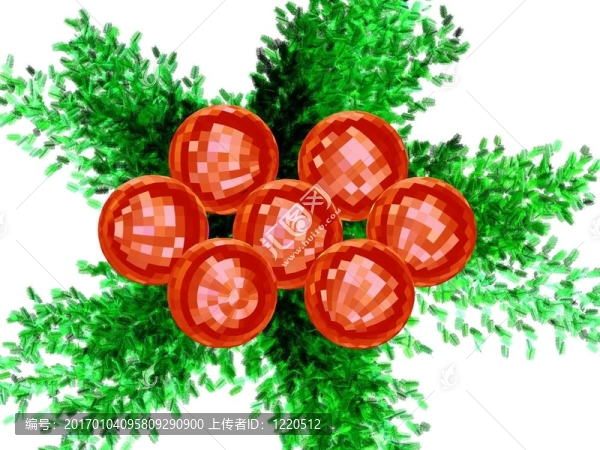 3D圣誕decor-w