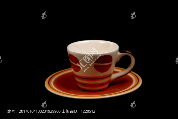 隔離土耳其咖啡杯