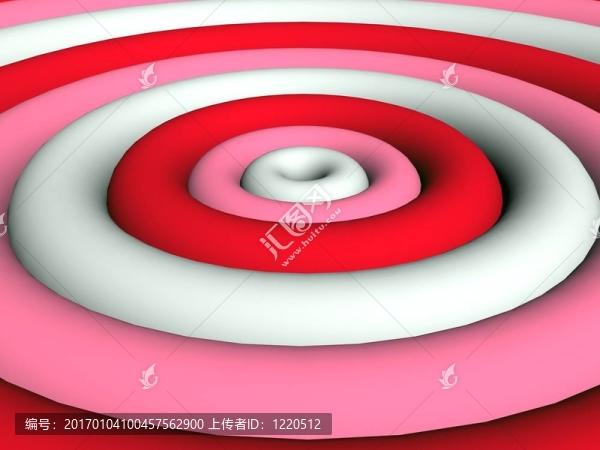 3D時(shí)髦的粉紅色的戒指