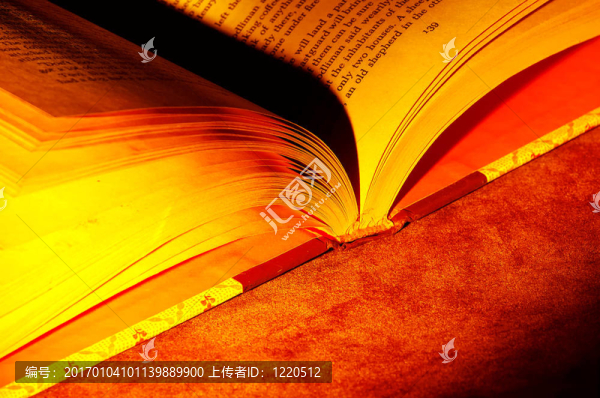 打開的書