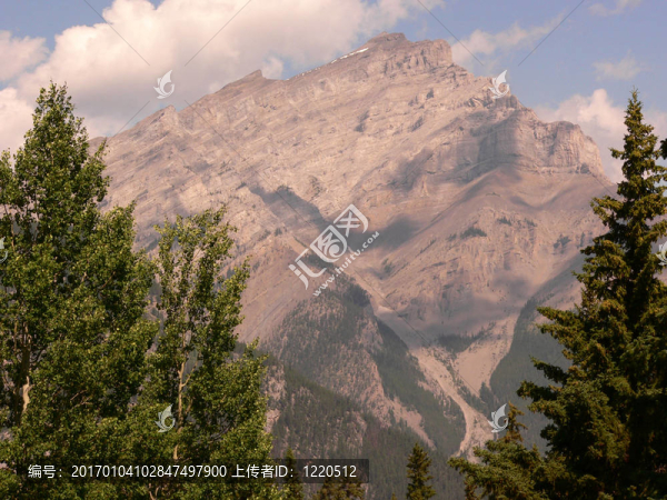瀑布山；班芙
