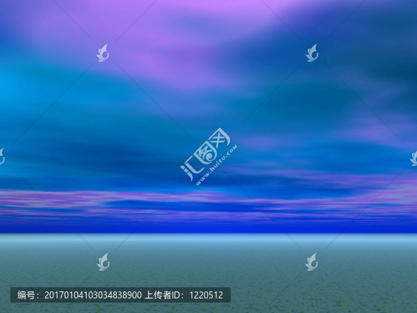 藍(lán)色沙漠的天空