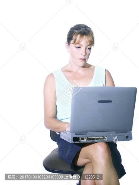 女人和筆記本