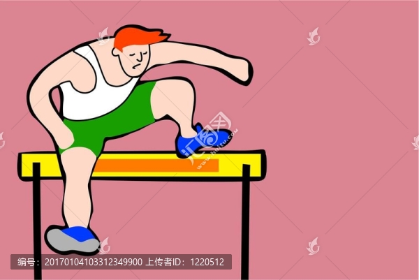 跨欄運動員