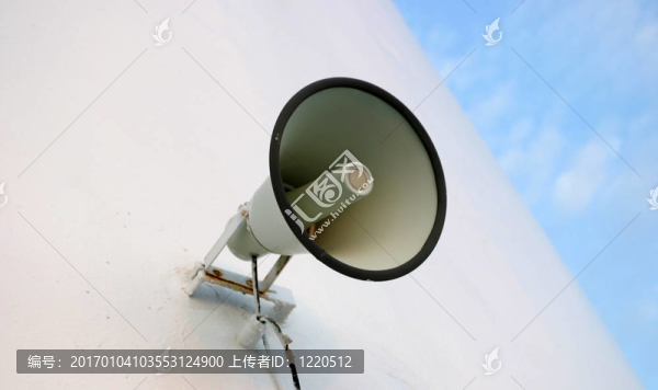 擴(kuò)音器上的白色