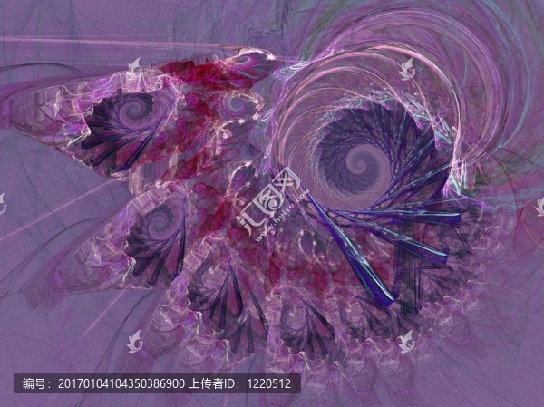 紫色的漩渦