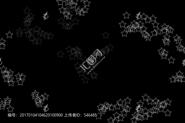 黑色星星紋理,合層