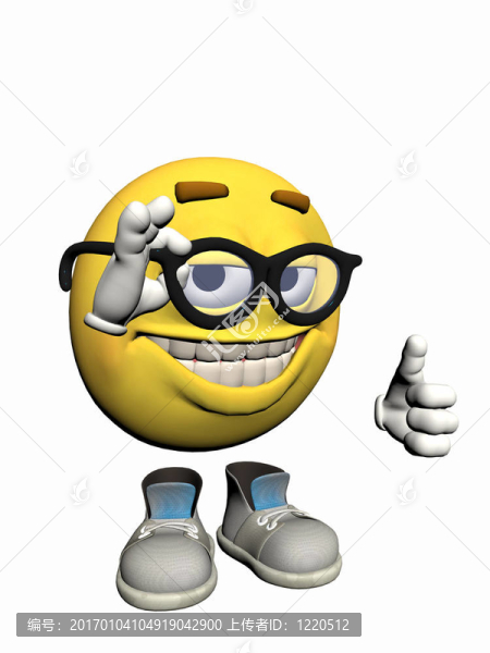 表情符號指向好的家伙。
