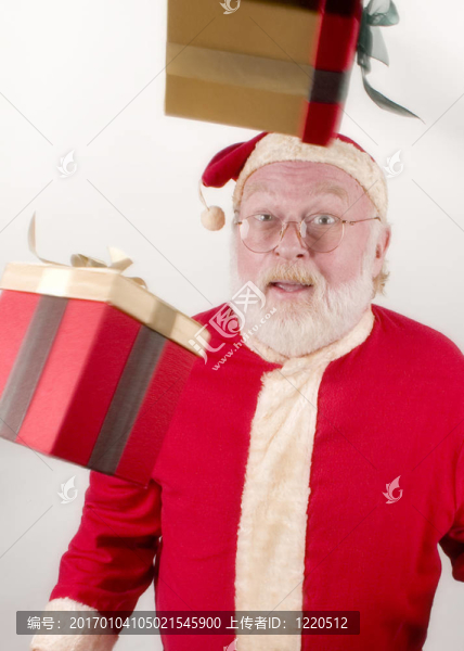 Santa與包在空中