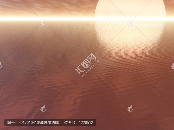 在Sea日出
