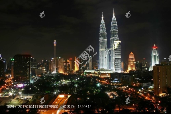 吉隆坡市夜景