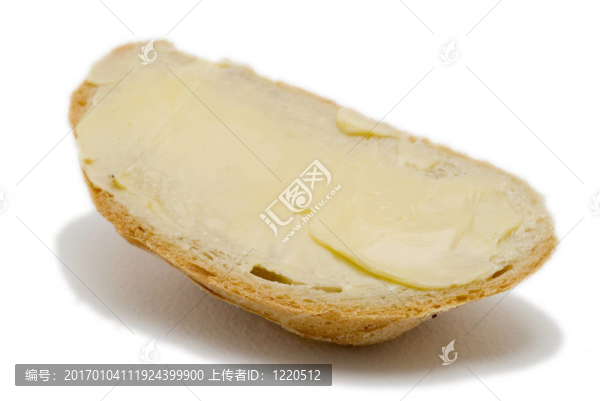 涂了黃油的面包皮