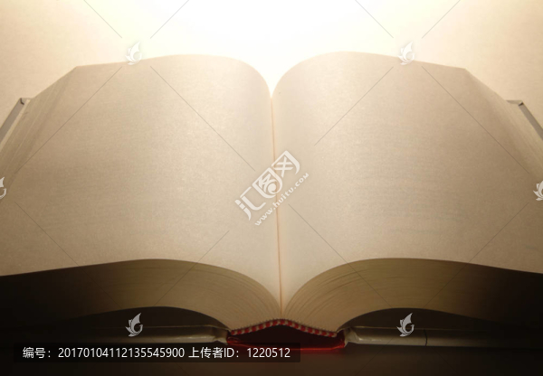打開的書