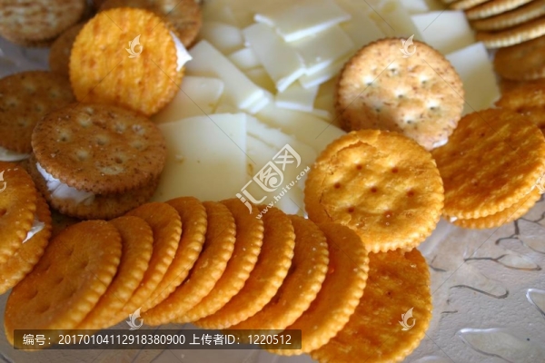奶酪和餅干