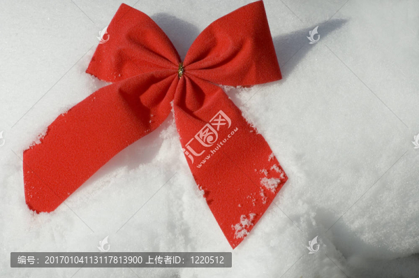 紅色的圣誕結(jié)