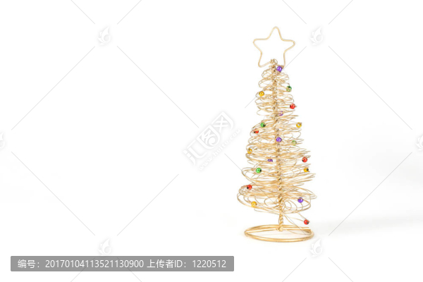金色的圣誕樹