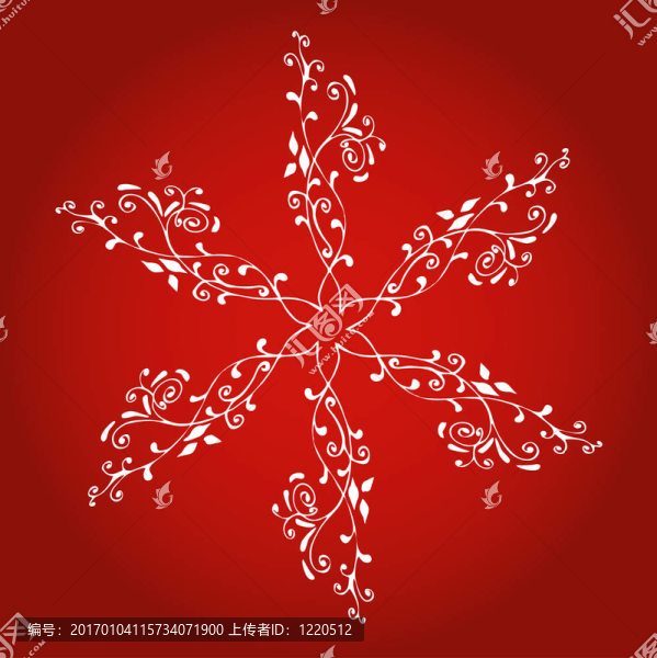 裝飾的雪花